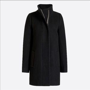 J. Crew Cocoon Coat in Stadium-Cloth Wool 2P